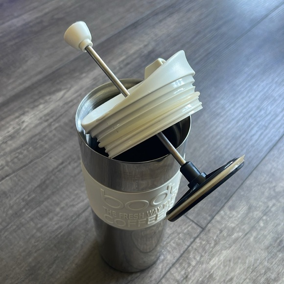 Bodum Stainless Steel Vacuum Travel French Press Coffee Maker - Picture 7 of 8